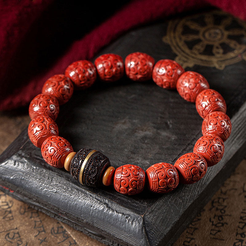 Cinnabar Ebony Calm Blessing Bracelet