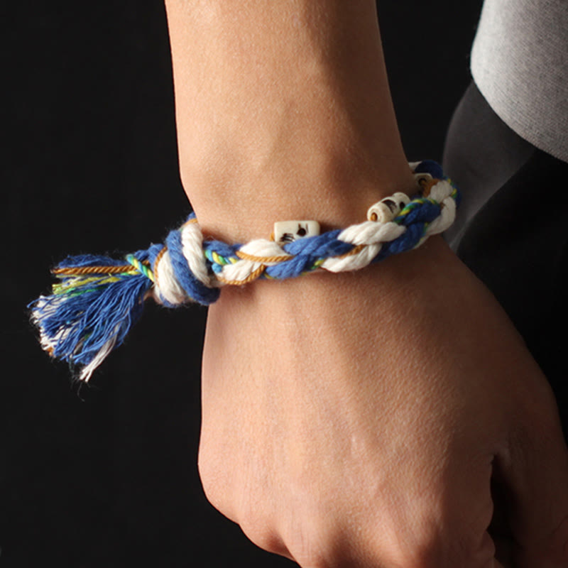Tibetan Zakiram Goddess of Wealth Luck Bracelet