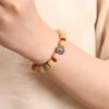 Natural Bodhi Seed Om Mani Padme Hum Wisdom Bracelet