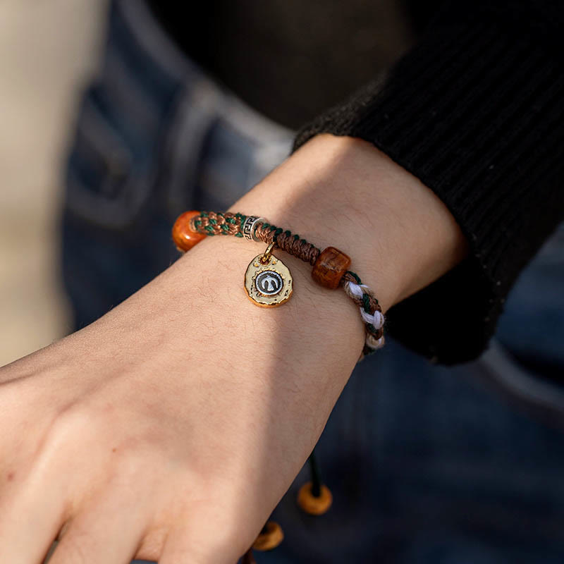 Tibetan Camel Bone Yak Bone Luck Bracelet