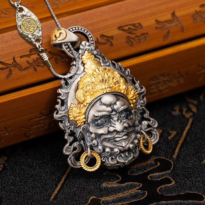 925 Silver Tibetan Yellow Jambhala Wealth Necklace
