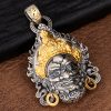 925 Silver Tibetan Yellow Jambhala Wealth Necklace
