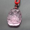 Ksitigarbha Liuli Crystal Serenity Amulet Necklace Pendant
