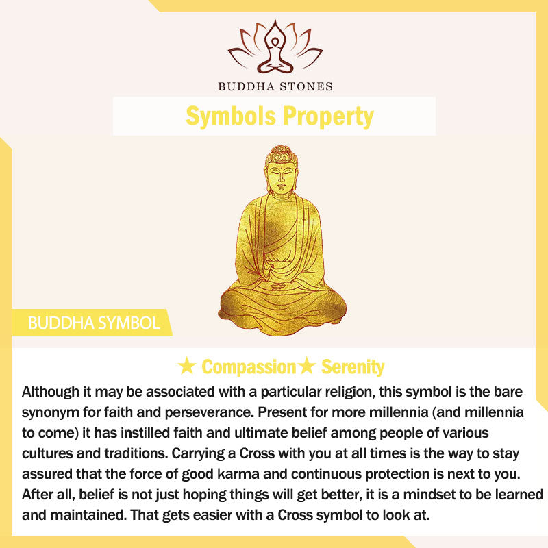 Chinese Zodiac Liuli Crystal Buddha Compassion Necklace Pendant