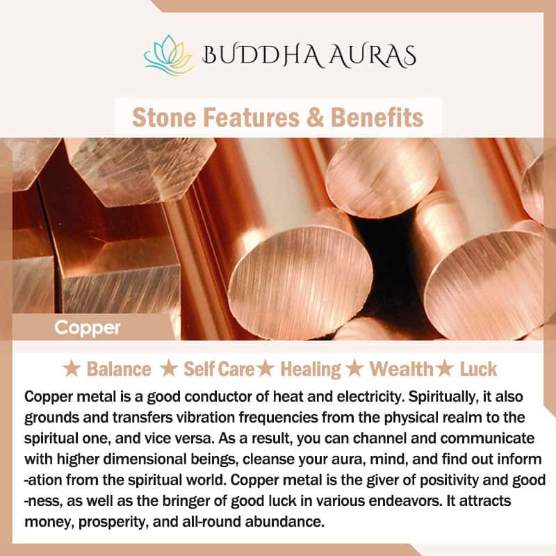 Copper Balance Adjustable Cuff Bracelet