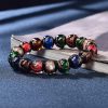 Liuli Glass Bead Colorful Luck Bracelet
