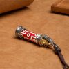 Tibetan Medicine Buddha Nine-Eye Dzi Bead Necklace Pendant