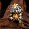 925 Sterling Silver Tibetan Treasure Rat Protection Necklace