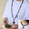 Tibet 108 Mala Beads Yak Bone Bodhi Seed Bracelet