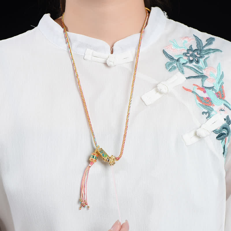 Colorful Copper Wealth Necklace