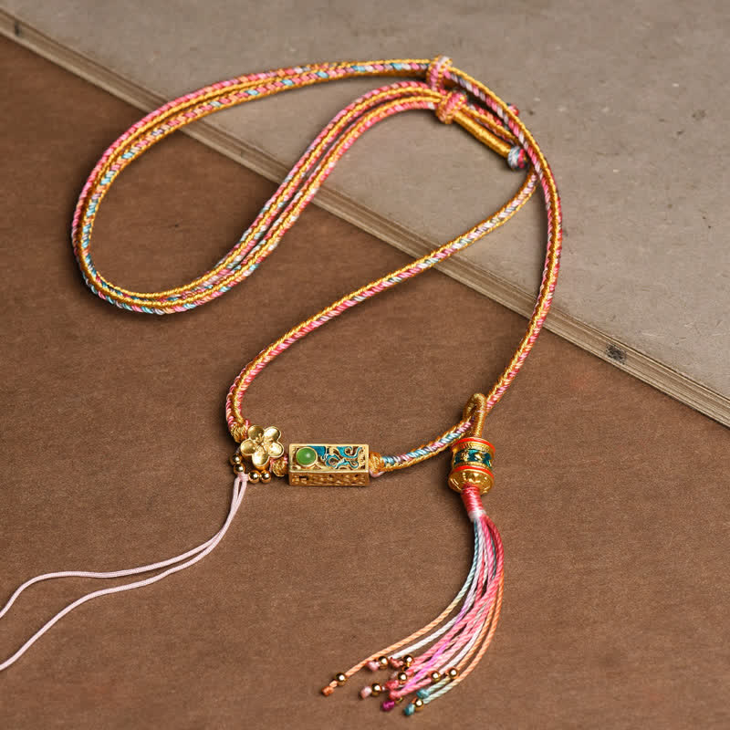 Colorful Copper Wealth Necklace