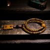 Tibet 108 Mala Yak Bone Amber Bracelet