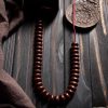 Tibetan 108 Bodhi Seed & Hetian Jade Dorje Peace Bracelet