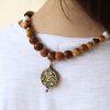 Tibet 108 Mala Beads Yak Bone Bodhi Seed Bracelet