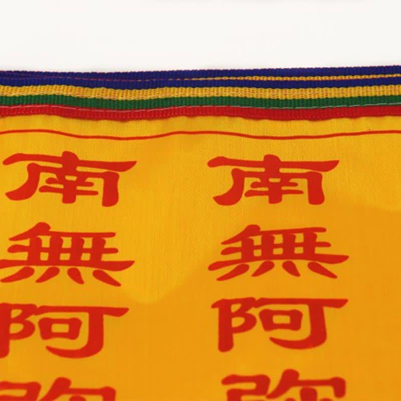 Tibetan 7 Colors Windhorse Outdoor Prayer Flag Set