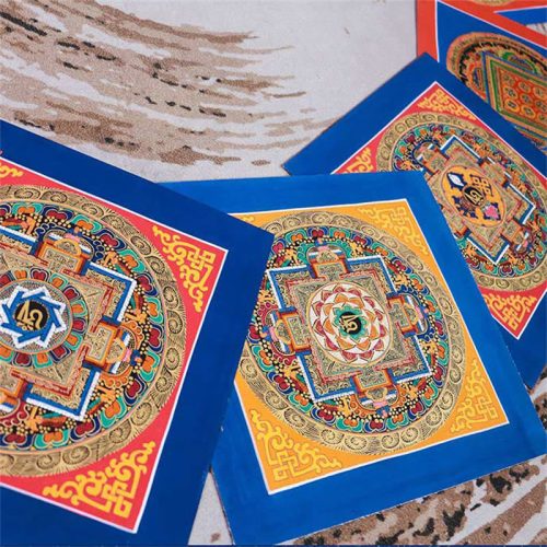 Tibetan Handmade Blessing Thangka Blind Box