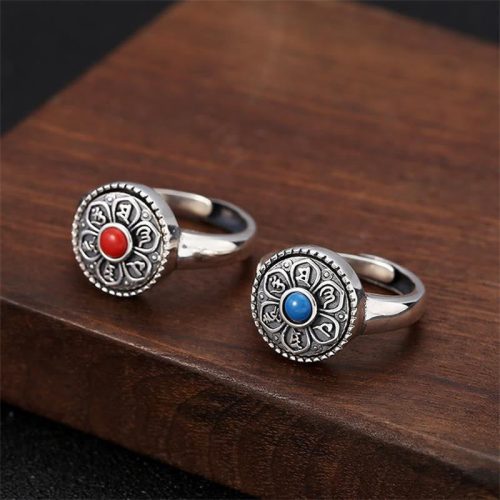 Tibetan Rotatable Peace Ring