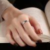925 Silver Calm Wisdom Ring with Six True Words