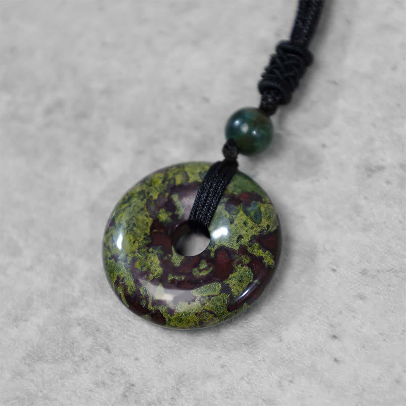 Lucky Coin Healing Crystal Necklace Pendant