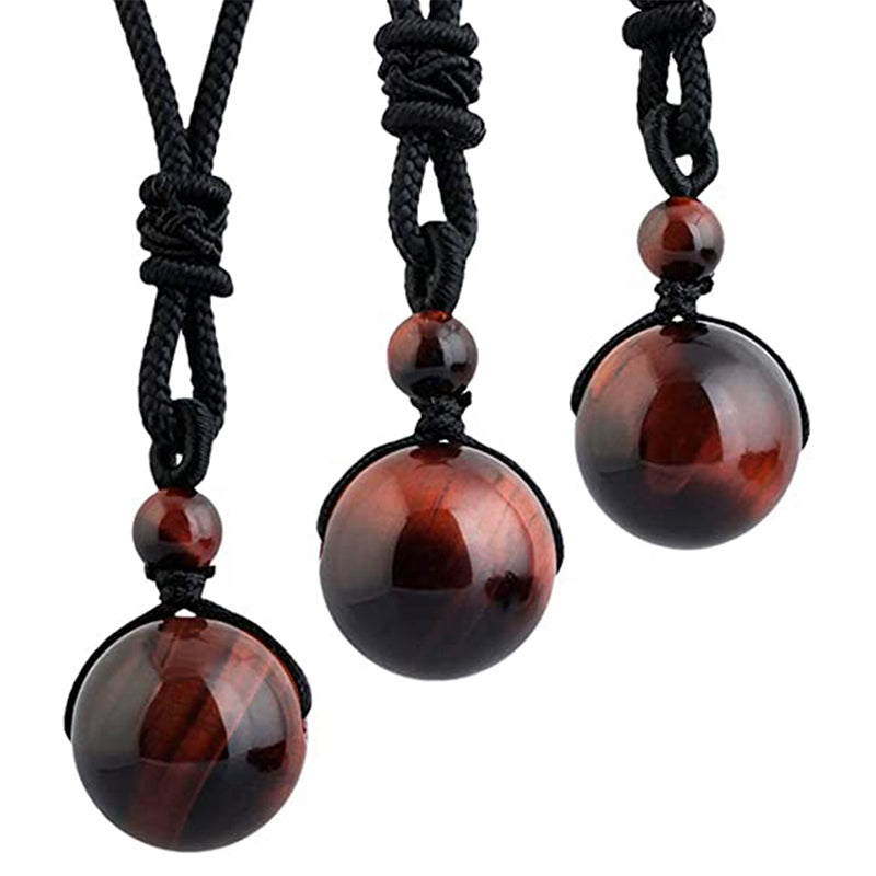 Tibetan Tiger's Eye Protection Necklace