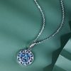 Tibetan Turquoise Three Rabbits Balance Necklace